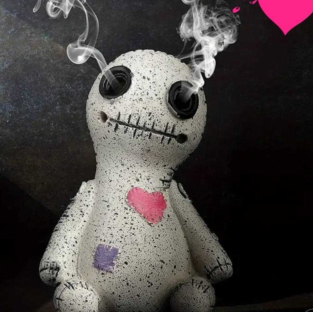 Voodoo Doll Cone Incense Burner